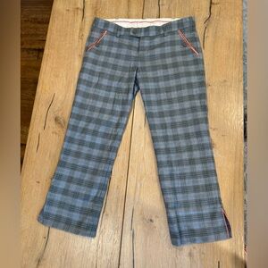 Vintage Abercrombie & Fitch Women’s Stretch Plaid Crop Dress Pants Size 6